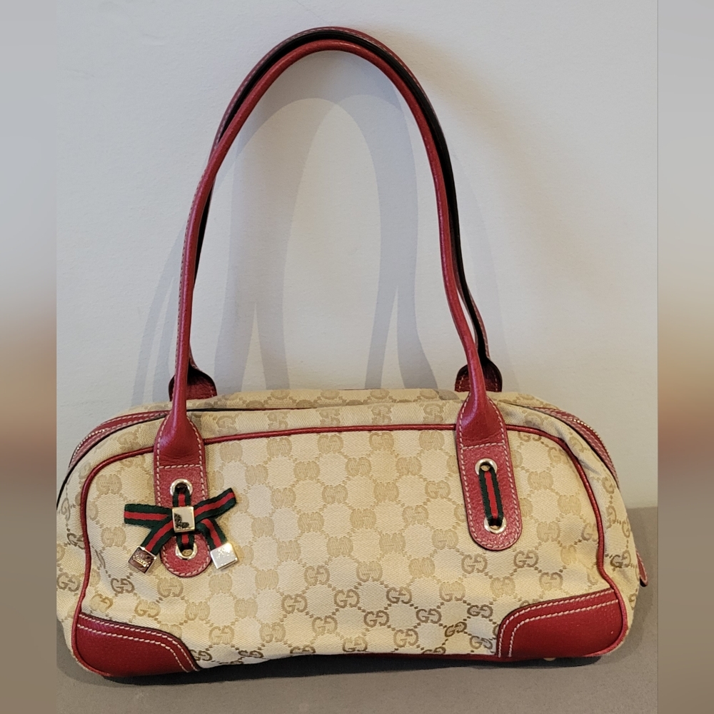 Authentic Gucci Boston Canvas bag
